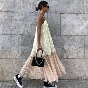 SALE‼️ ZARA‼️Lovely tiered pleated dress...NWT